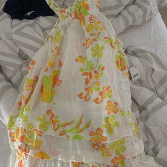 Fleur Printed Tunic Top Retro Combo - Picture 2 of 4